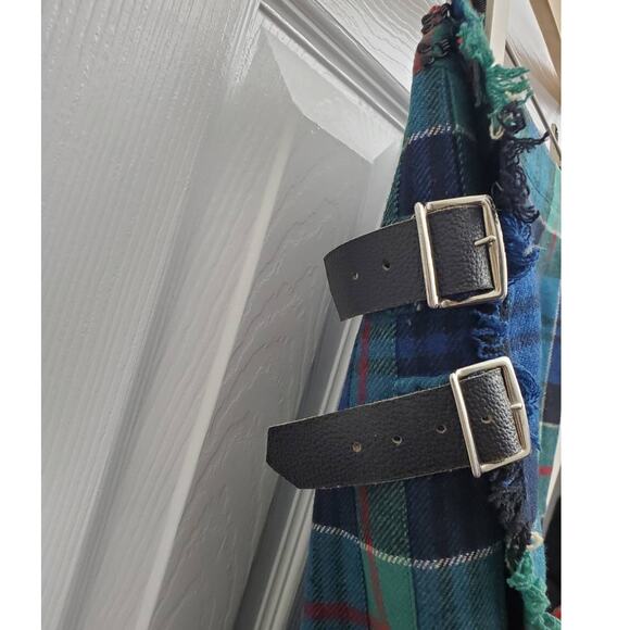 Vintage Skirt Kilt Plaid Tartan Scottish Dark Academia Collegiate Schoolgirl 90s - Picture 4 of 13